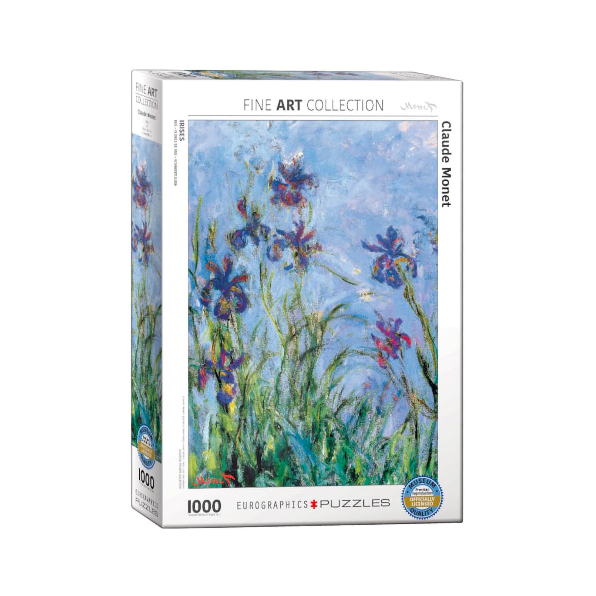 1,000 Piece Jigsaw Puzzle - Irises by Van Gogh - Premium Quality Puzzle for Adults & Teens - Perfect for Family Game Night & Relaxation