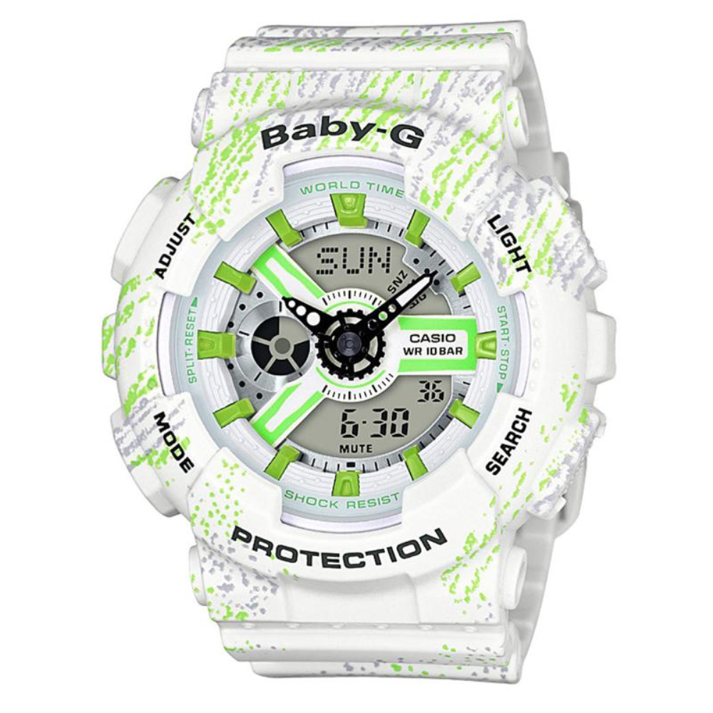 CASIO BABY-G BA-110TX-7ADR Tandem Series Women's Digital Sport Watch - Waterproof, Shock Resistant for Running, Swimming & Outdoor Activities