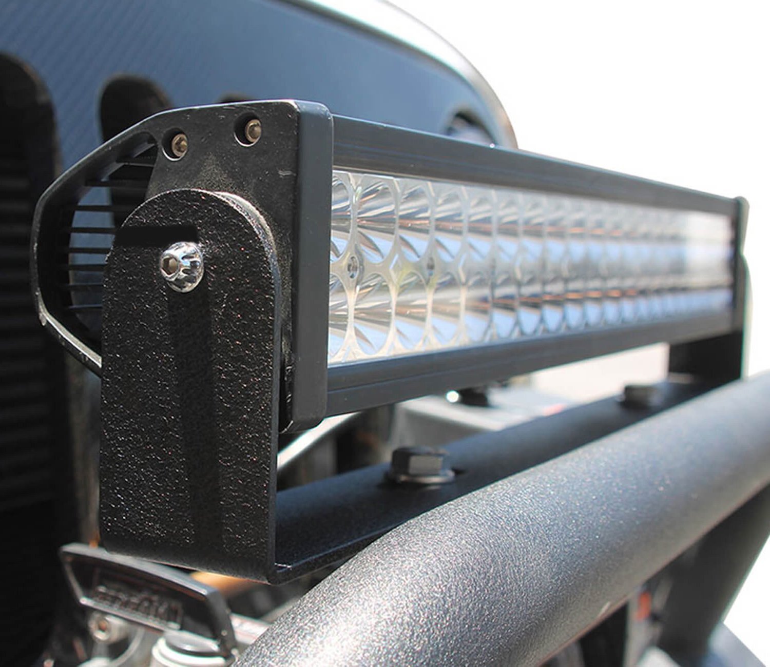120W 20 LED Light Bar with Mounting U Bracket & Wiring Kit - Waterproof Off Road Lights for Truck, SUV, Jeep, 4x4, ATV - Perfect for Night Driving, Camping & Off-Road Adventures