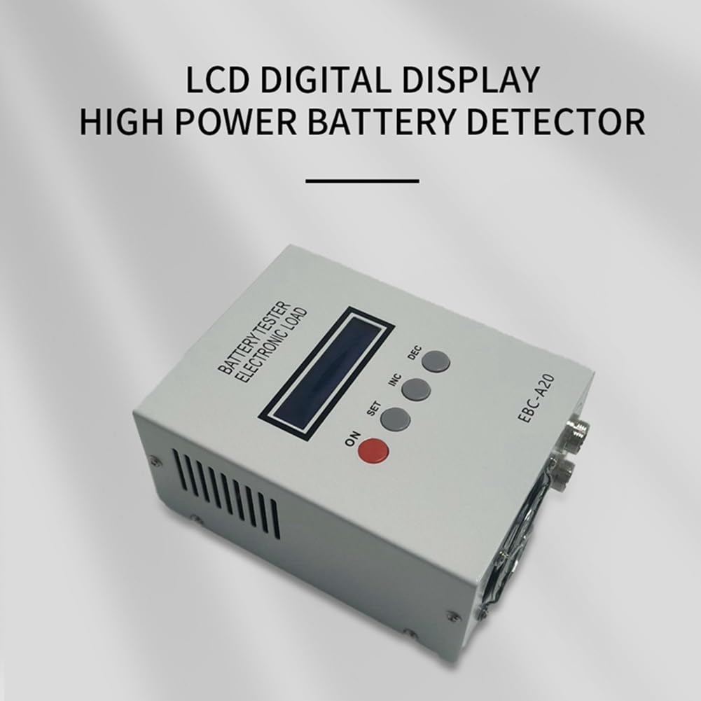 Kenntsh EBC-A20 Battery Capacity Tester - Professional Lithium/Lead Acid/LiFePO4 Battery Charger & Discharger Analyzer - Perfect for RC Cars, Solar Systems & DIY Battery Projects