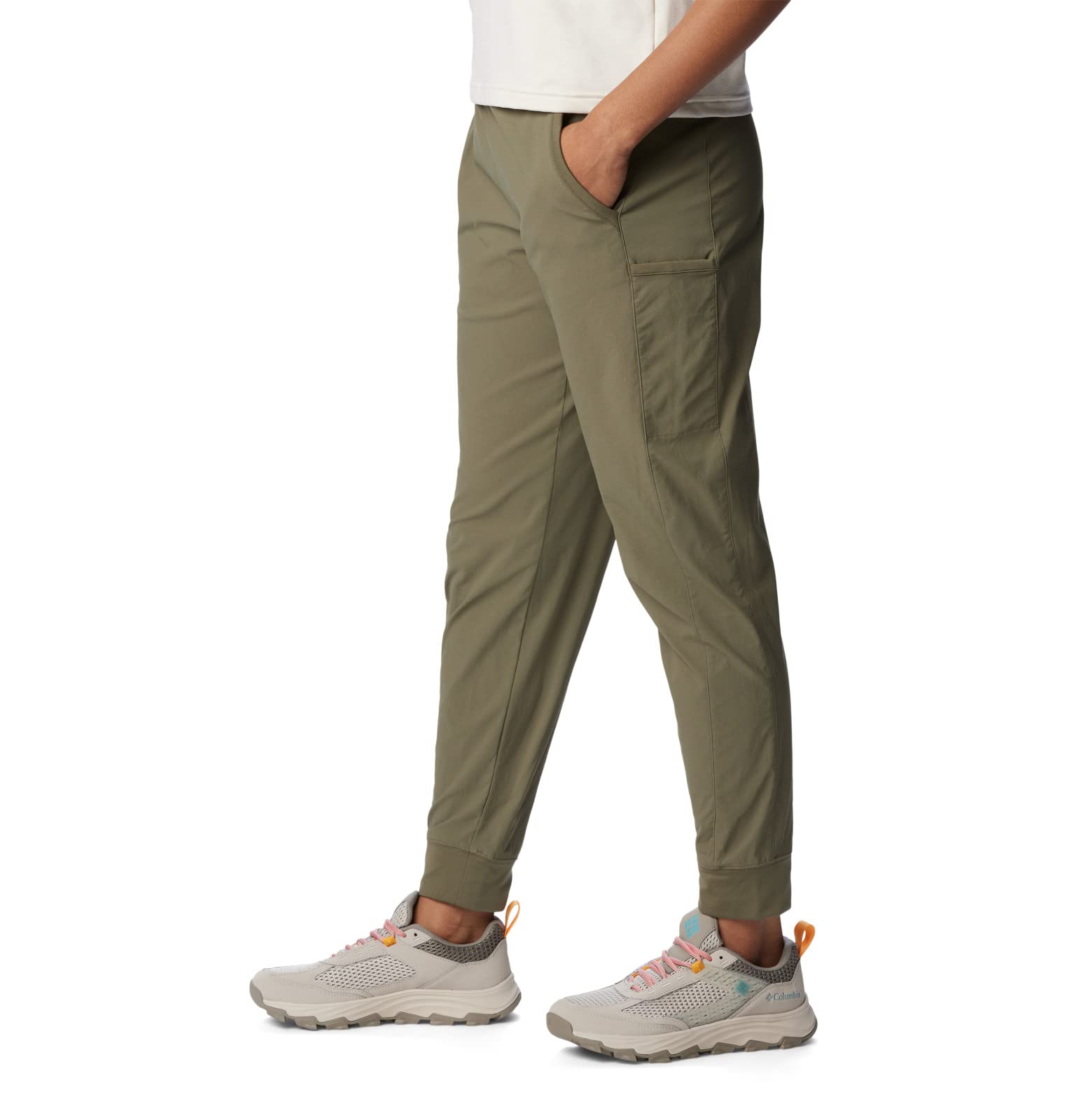 Columbia Women's Leslie Falls Jogger - Lightweight Water-Resistant Jogging Pants for Hiking, Yoga & Casual Wear - Perfect for Outdoor Adventures & Lounge Comfort