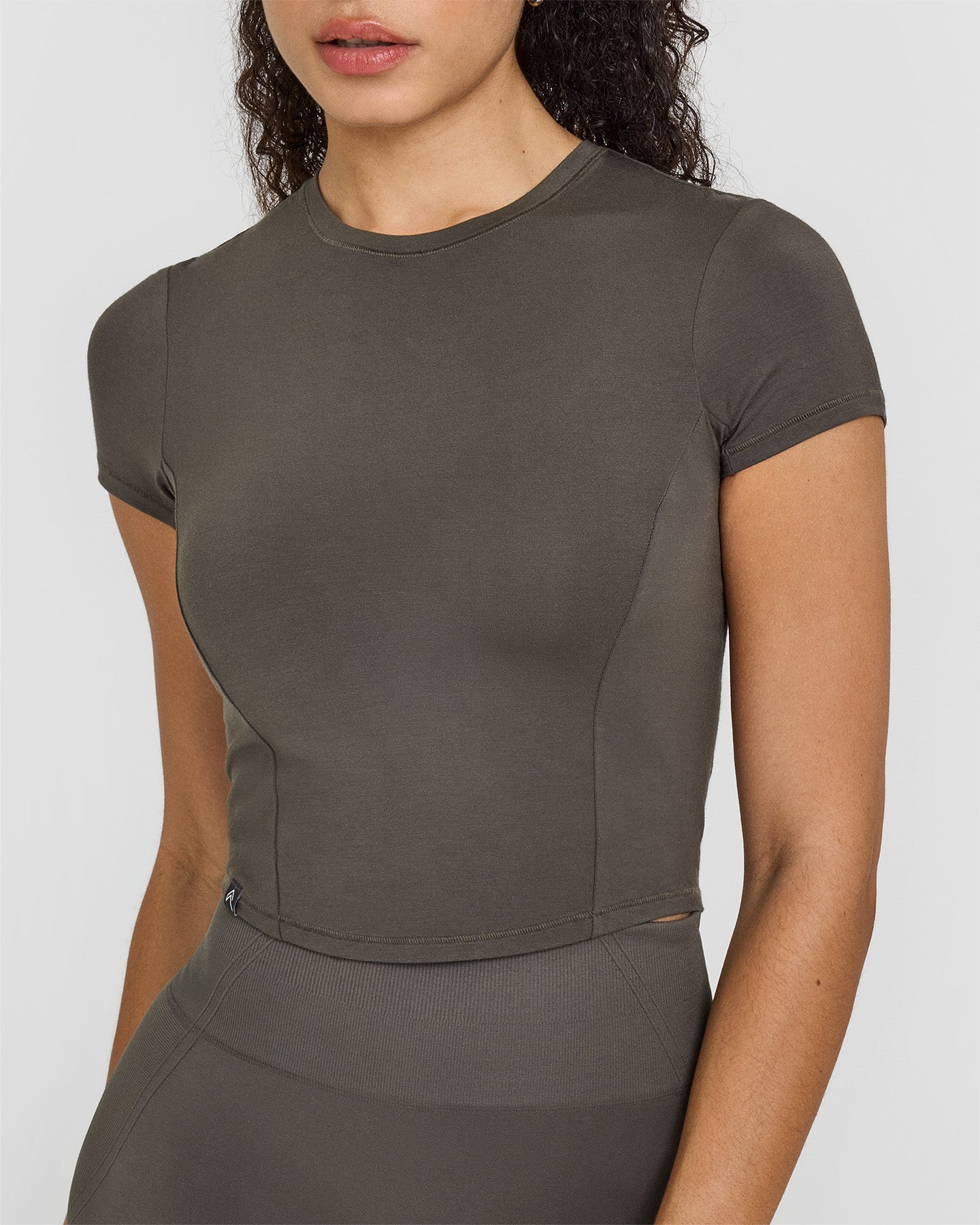 Mellow™ Soft Mid Short Sleeve T-Shirt for Men & Women | Comfortable Cotton Tee in Deep Taupe | Casual Wear, Lounge & Everyday Outfits