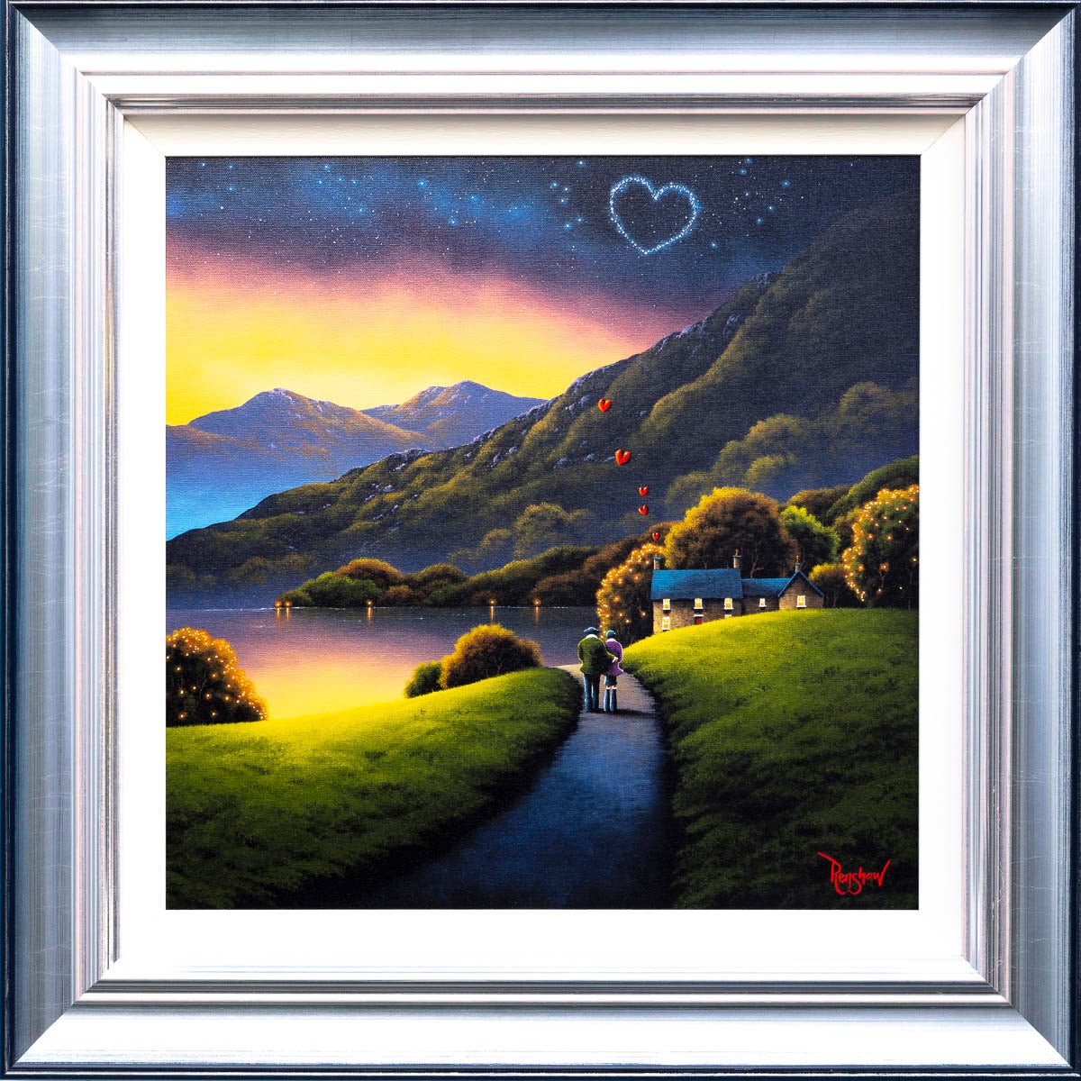 Artist Proof - A Love That's Written In The Stars - Romantic Wall Art Decor for Bedroom, Living Room & Wedding Gifts