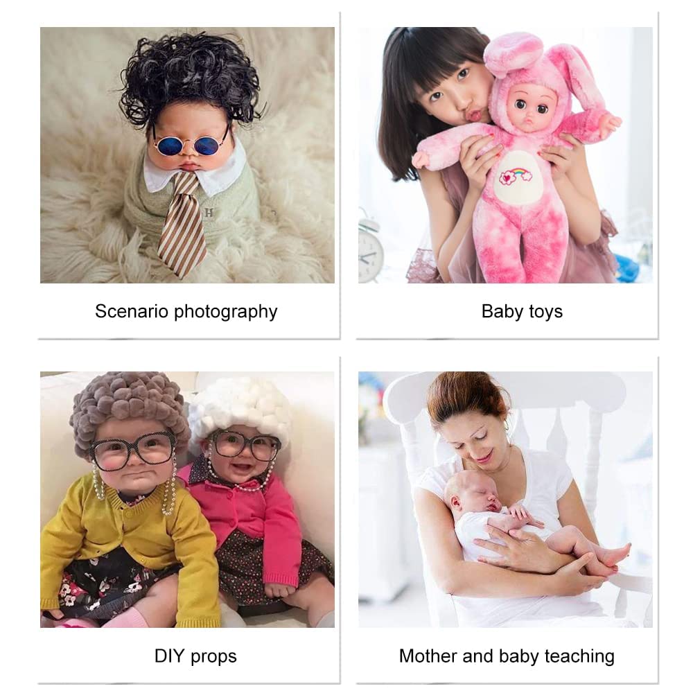 SUAISKR 18 Inch Realistic Reborn Baby Doll - Lifelike Handmade Silicone Toddler Boy with Full Body & Skeleton (White) | Perfect for Collectors, Photography Props, and Therapy Use