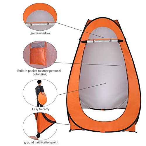 Pop Up Privacy Tent for Camping & Beach - Instant Portable Changing Room, Outdoor Shower Tent, Camp Toilet & Rain Shelter - Lightweight, Sturdy & Foldable with Carry Bag - Perfect for Outdoor Adventures, Travel & Emergency Use