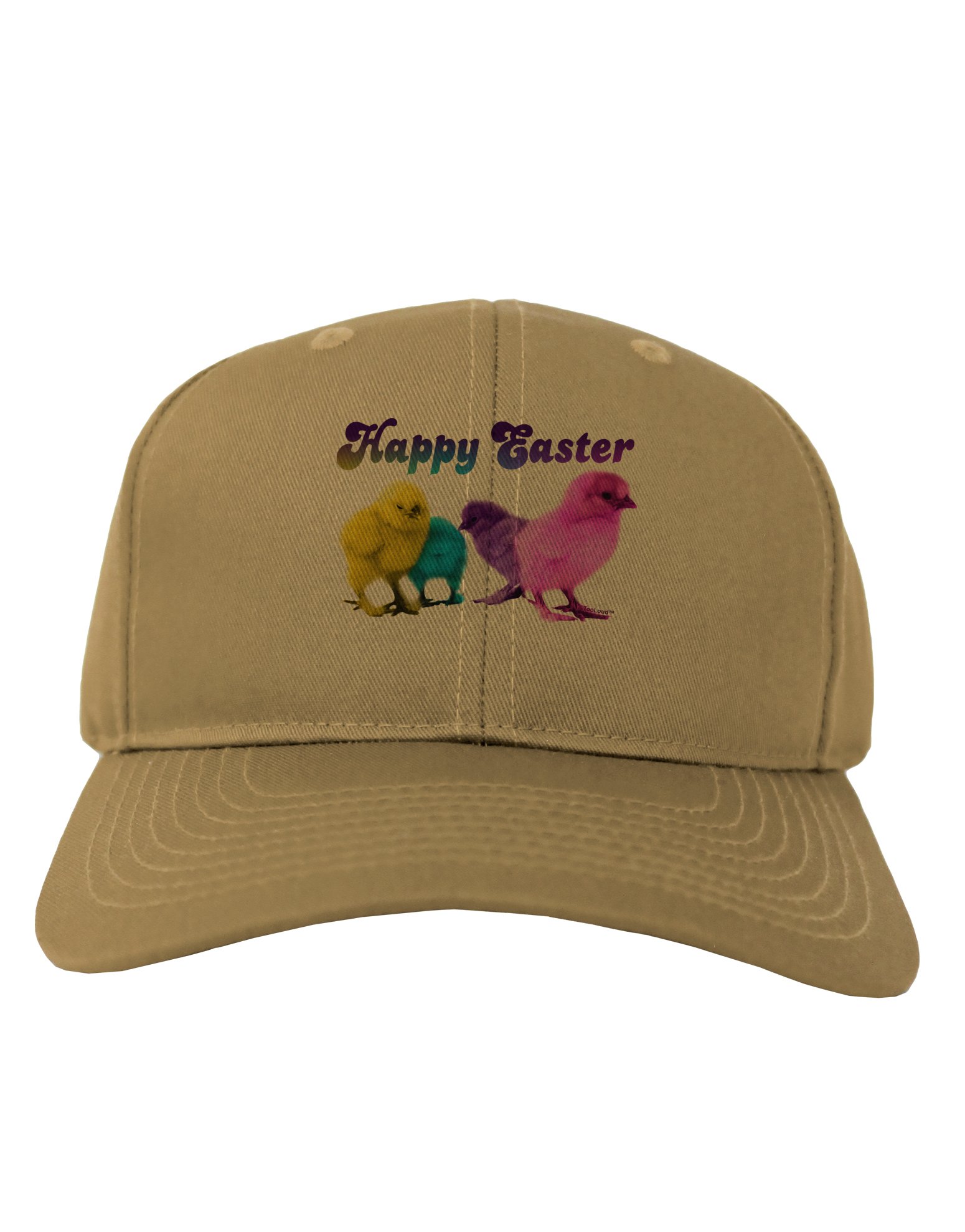 TOOLOUD Happy Easter Peepers Adult Baseball Cap - Funny Bunny Ears Hat for Men & Women - Perfect for Easter Parties, Costume Events & Spring Festivals