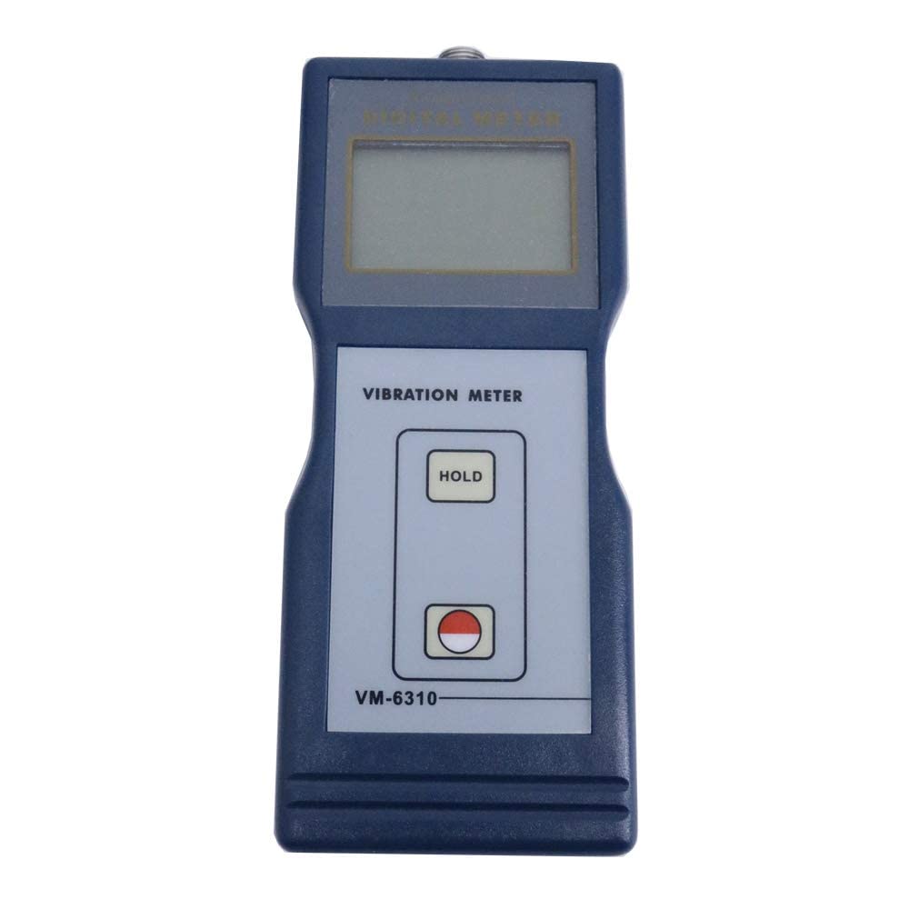 Digital Vibration Tester Meter - Portable Vibrometer with USB Data Cable & Analysis Software | For Industrial Equipment, HVAC Systems & Machinery Maintenance