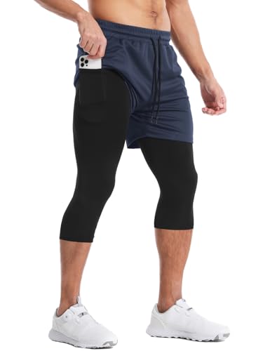 3/4-navy Blue