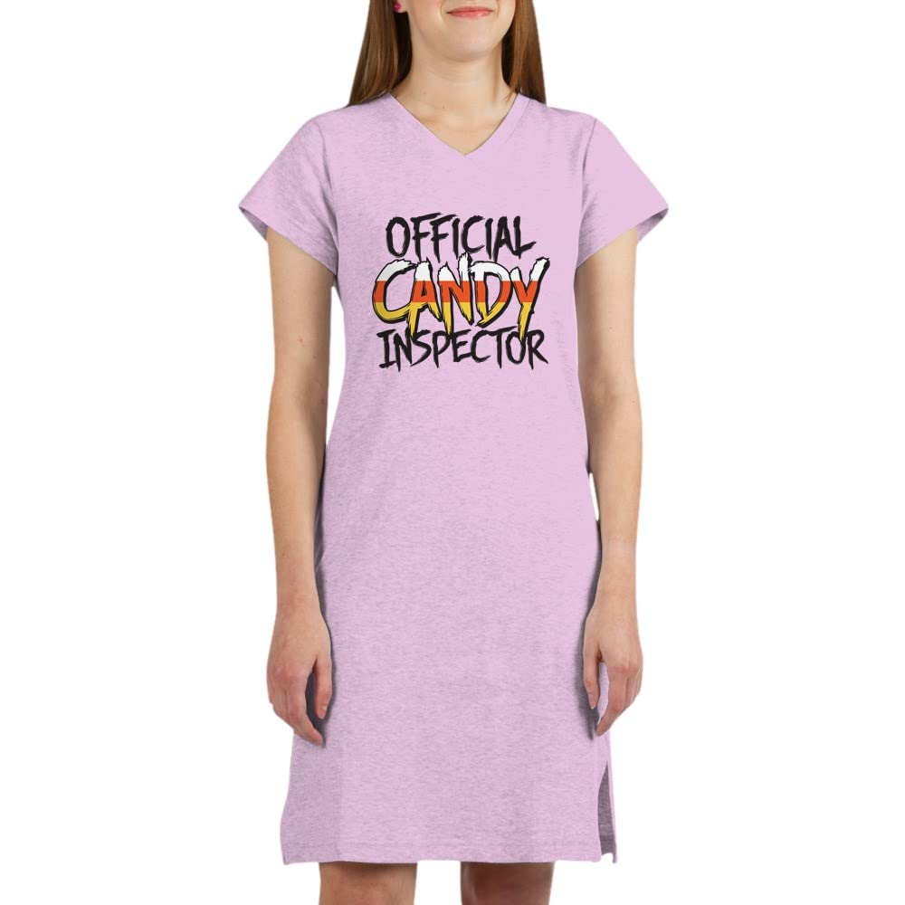 Candy Inspector Nightshirt - Funny Novelty Sleep Shirt for Women & Men | Perfect for Halloween, Christmas Gifts & Lounge Wear