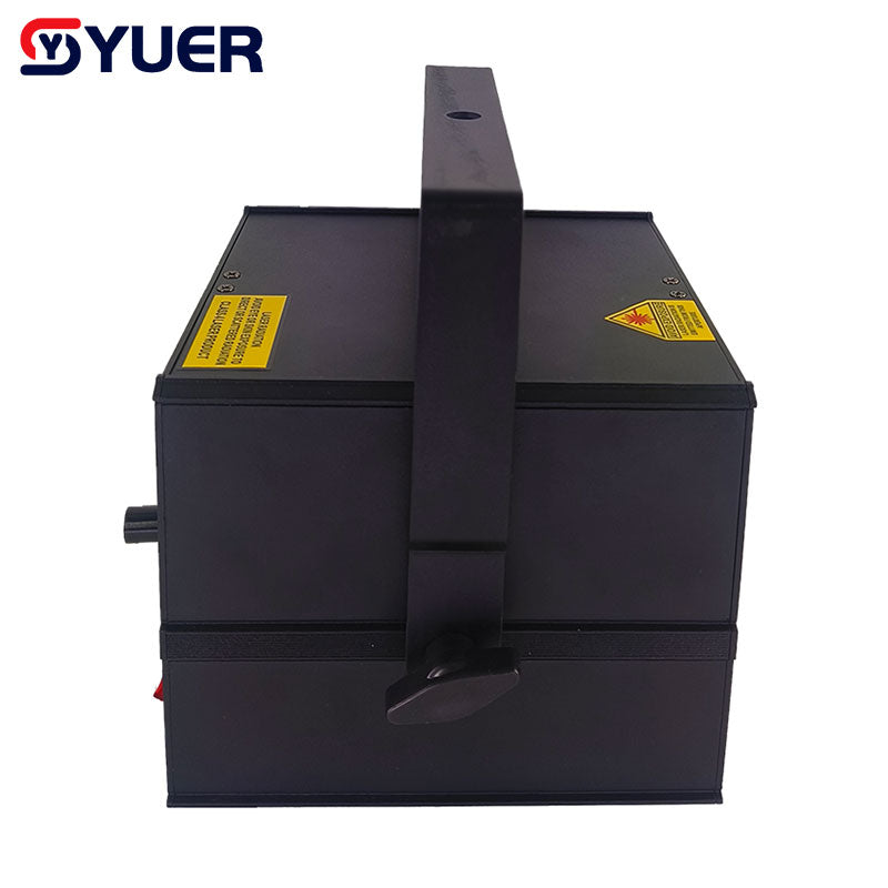 YUER™ 2W RGB Laser Light Projector with ILDA, APP & Remote Control - DMX DJ Disco Stage Lighting Effects for Clubs, Parties & Events