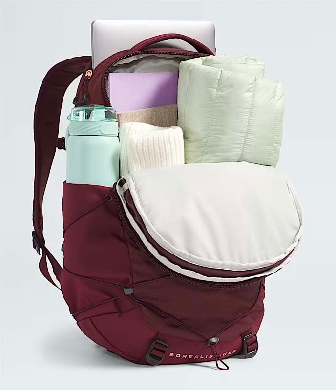 The North Face Women's Borealis Luxe Backpack - Lightweight Hiking Daypack for Travel, School & Outdoor Adventures | Water-Resistant & Durable Design