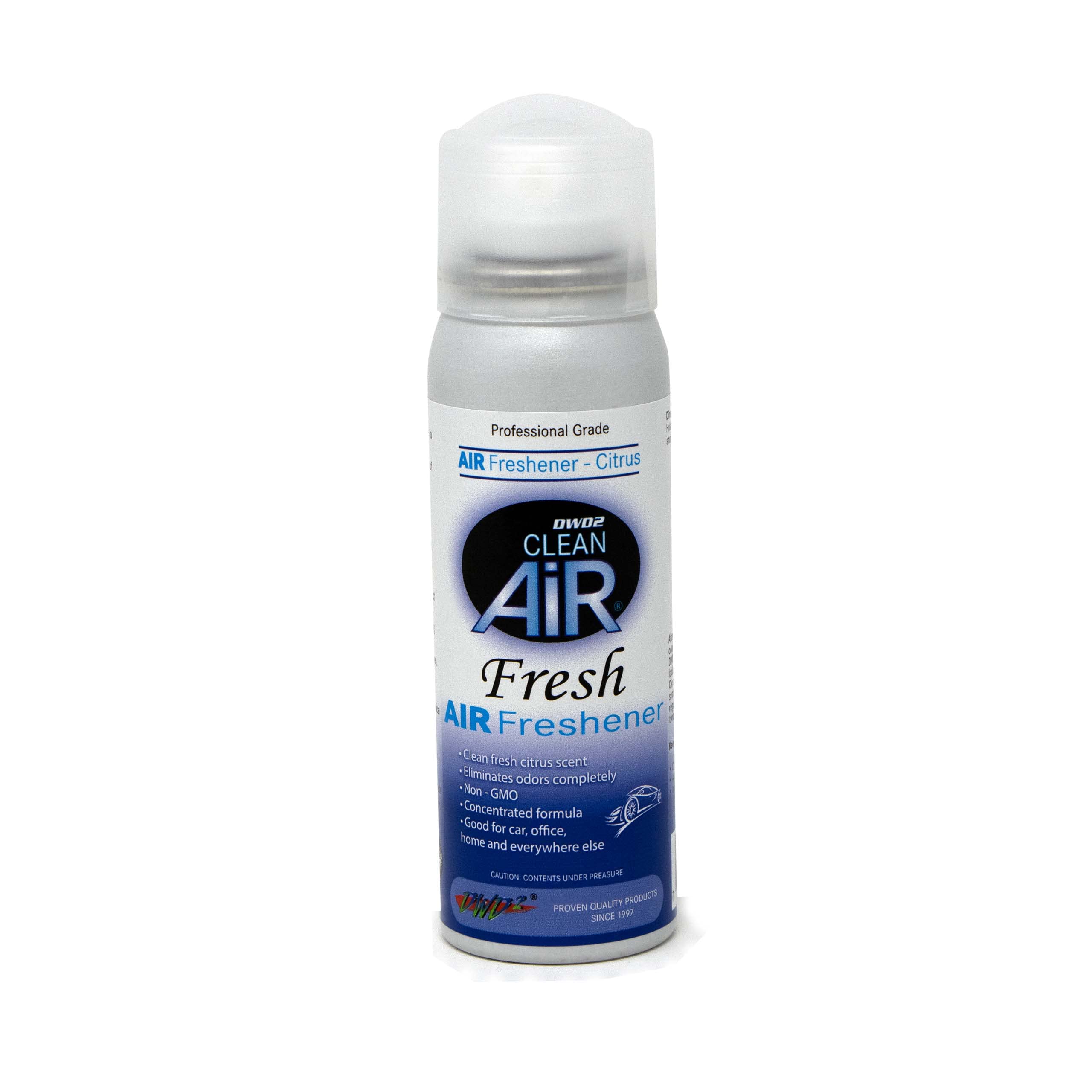 Clean Air® Fresh Citrus Scent Air Freshener - Eliminate Odors & Freshen Air for Home, Car, and Office - Long-Lasting Fragrance for a Refreshing Environment