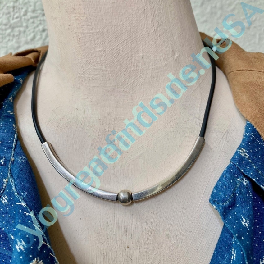 Sterling Silver Unisex Rubber Cable Necklace - Durable & Stylish Jewelry for Men and Women - Perfect for Everyday Wear, Gifts & Fashion Accessories