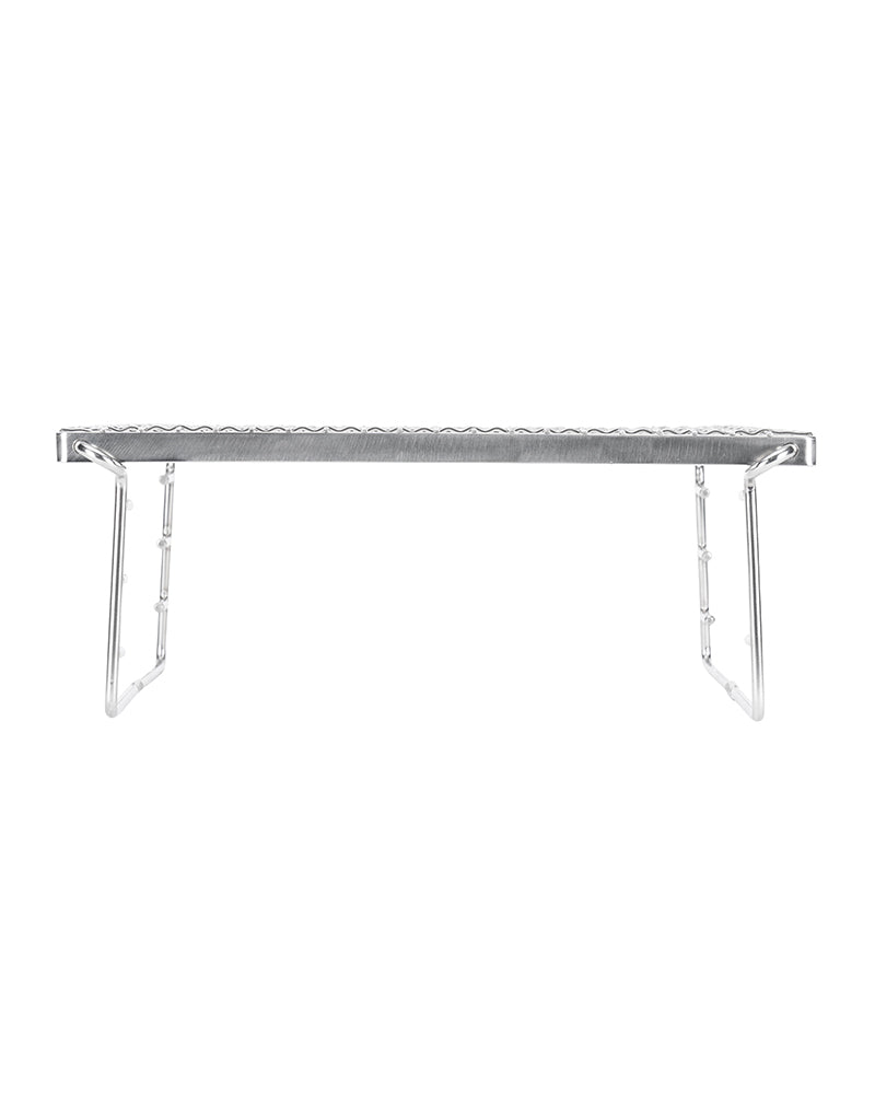Fireplace Grill Bridge - Heavy Duty Steel Fire Pit Cooking Grate for Outdoor Camping, BBQ & Backyard Fireplace Use