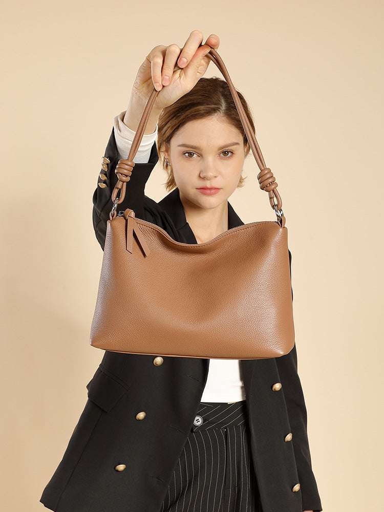 Premium Soft Leather Shoulder Bag for Women - Stylish Crossbody Purse with Adjustable Strap, Perfect for Work, Travel & Everyday Use