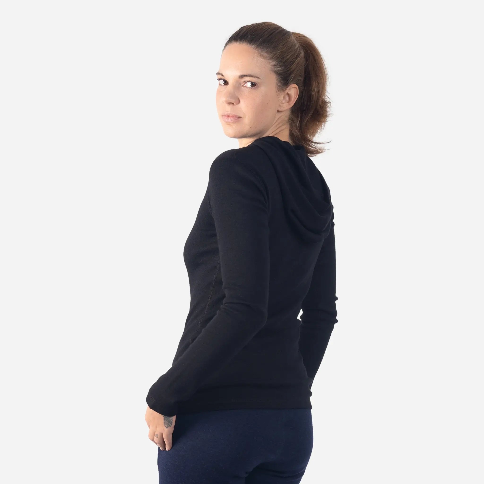 Women's Alpaca Wool Pullover Hoodie - Soft & Lightweight 300 GSM Winter Sweater for Women | Cozy Outdoor & Casual Wear
