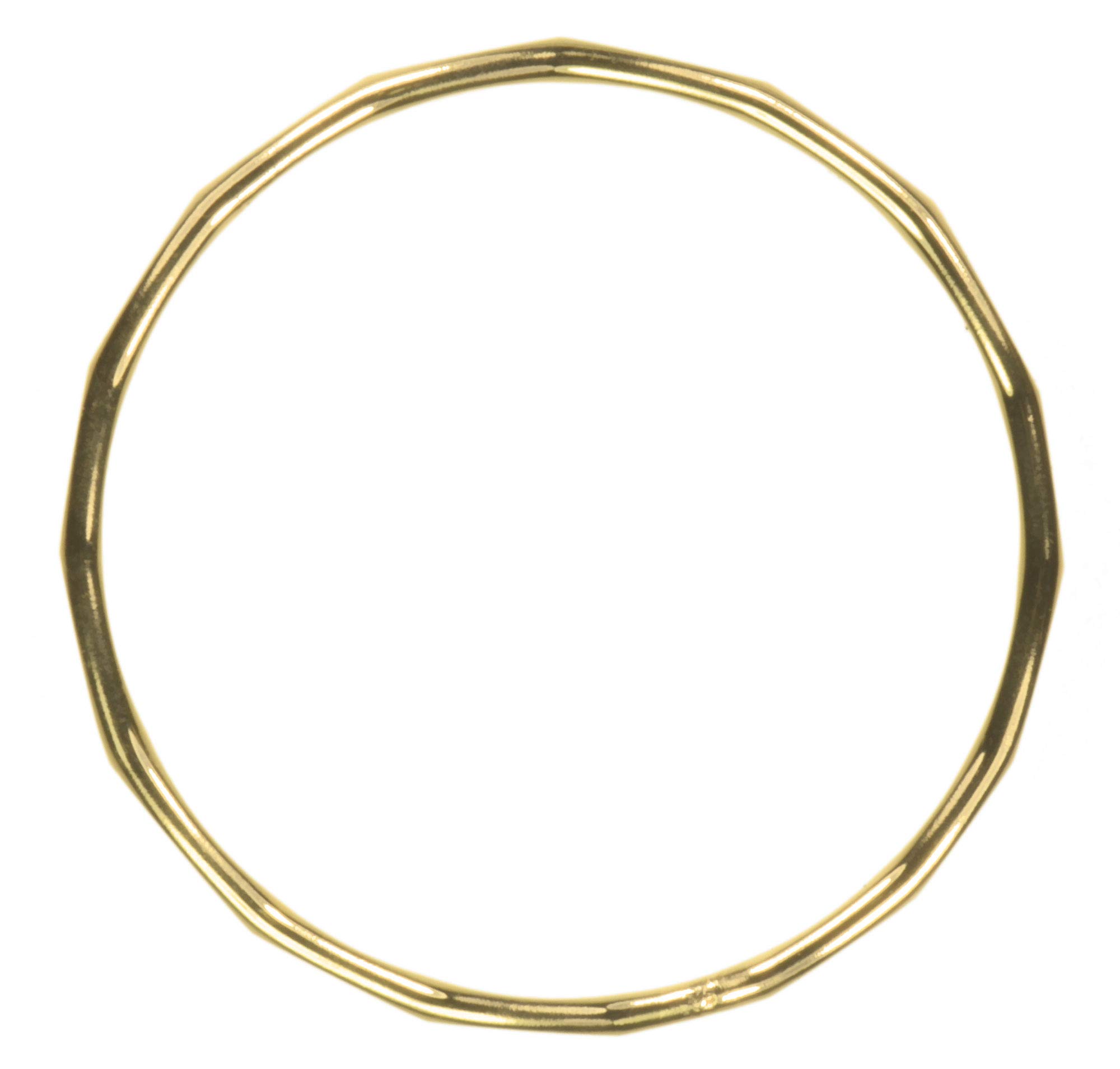 14K Gold Hammered Stacking Ring Set - Dainty Minimalist Rings for Women - Perfect for Layering, Everyday Wear & Special Occasions
