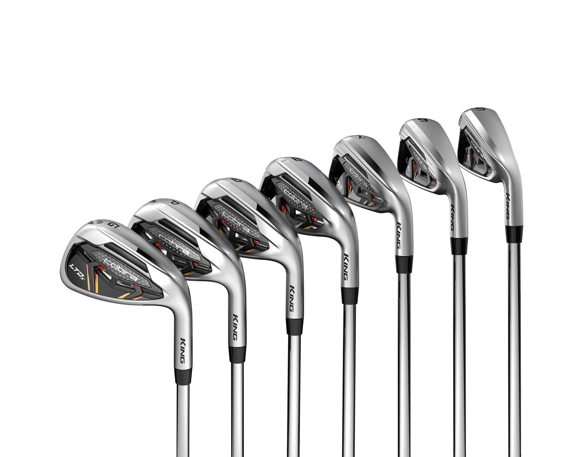 Cobra Golf 2022 LTDX Men's Iron Set - Premium Forged Golf Clubs for Improved Accuracy & Distance | Perfect for Low Handicap Players & Tournament Play