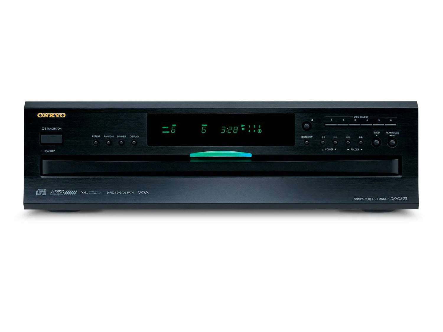Onkyo DXC-390 High-Performance CD Player - Premium Audio Quality for Home & Studio Use | Perfect for Music Lovers & Audiophiles