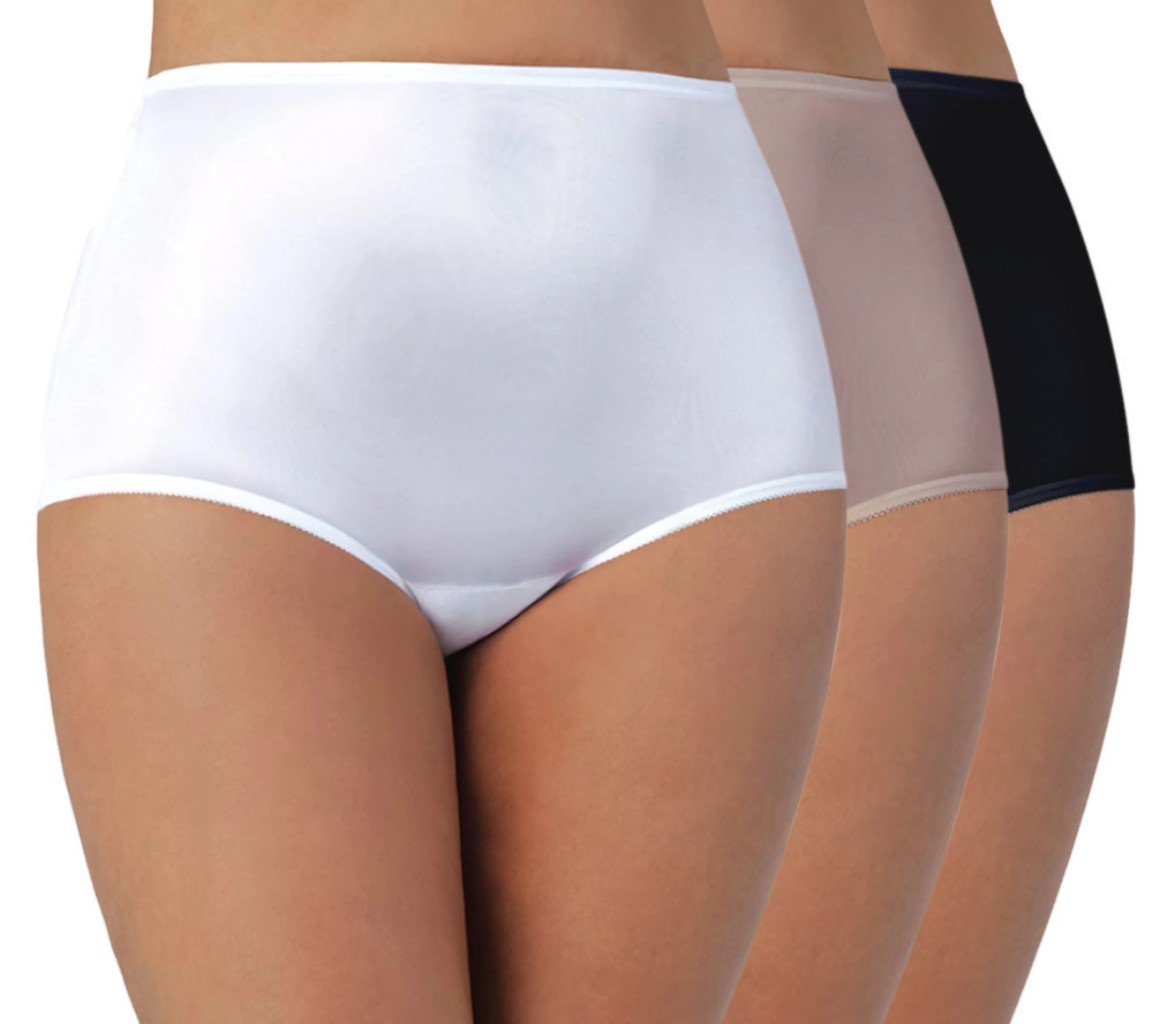 Vanity Fair Women's Perfectly Yours Tailored Ravissant Brief Underwear (3 Pack) - Comfortable Everyday Wear for Work & Leisure