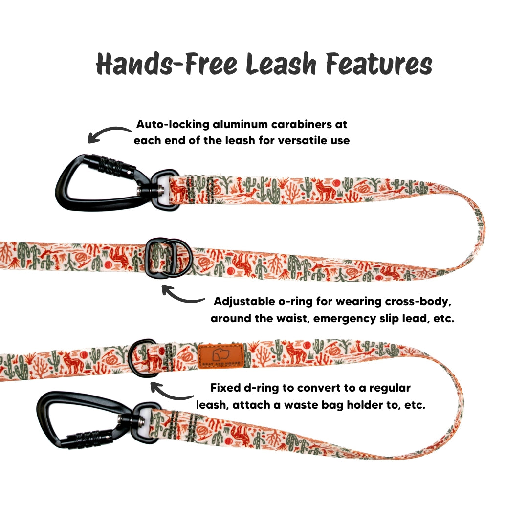 **Hands-Free Dog Leash for Running & Hiking - Adjustable & Reflective - Choose Your Design - Perfect for Active Pet Owners & Outdoor Adventures**