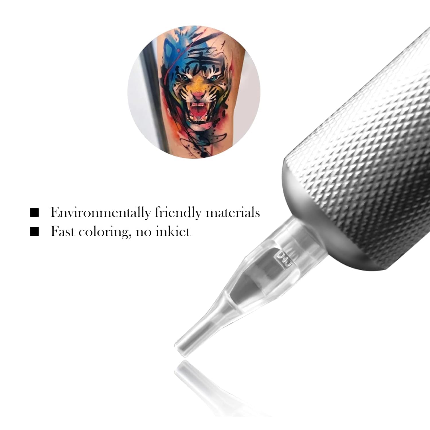Shield Plus Tattoo Needle Tips - Professional 3RT & 5RT Mix Set (50 Pcs) - Ideal for Tattoo Artists & Permanent Makeup - Perfect for Lining, Shading & Coloring Tattoos