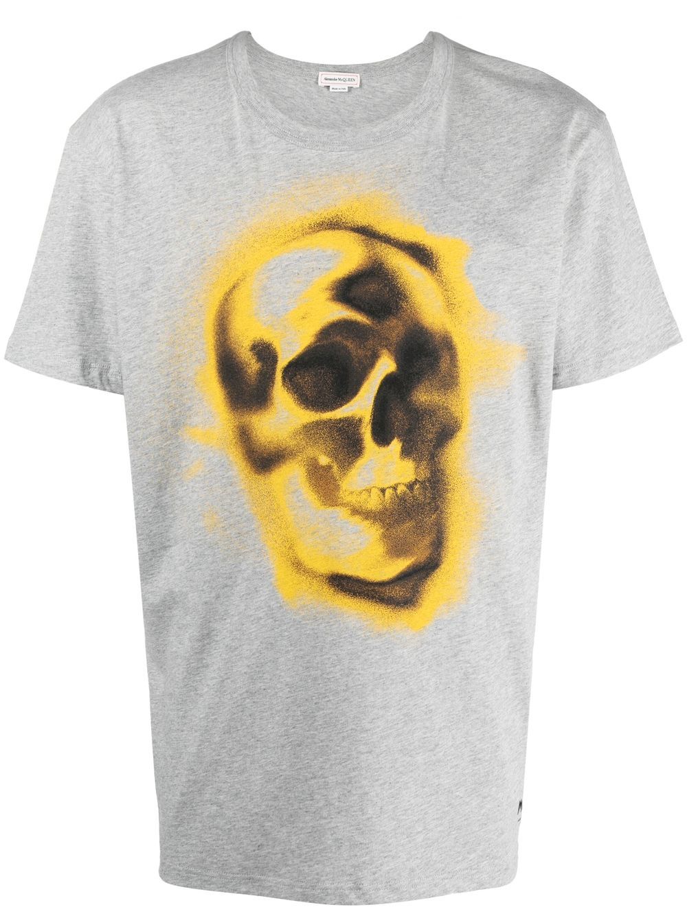 Alexander McQueen Men's Grey T-Shirts & Polo Shirts - Stylish Casual & Business Wear for Men