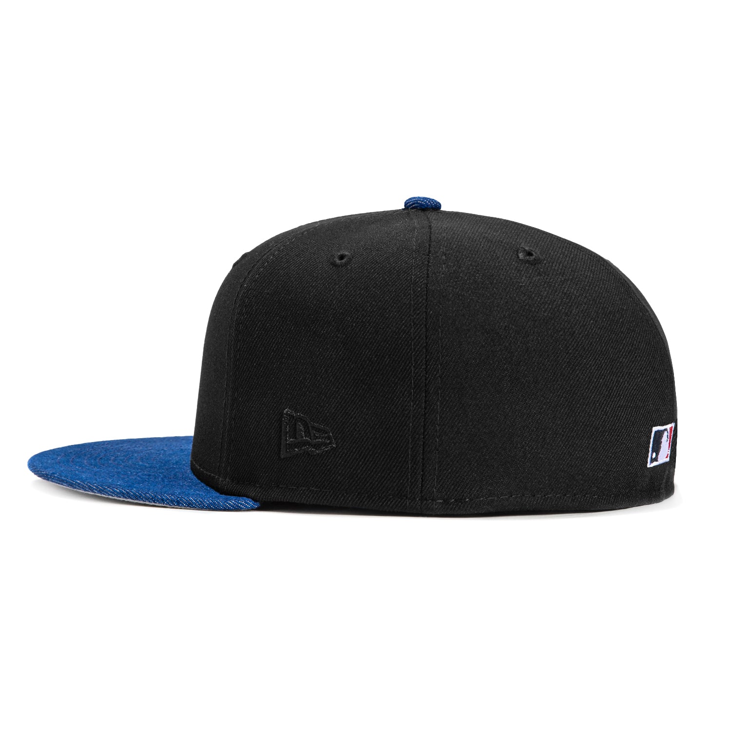 New Era 59Fifty Denim Pack Houston Astros 35th Anniversary Patch Hat - Black & Royal Blue - Official MLB Baseball Cap for Men - Perfect for Games, Collecting & Streetwear Fashion
