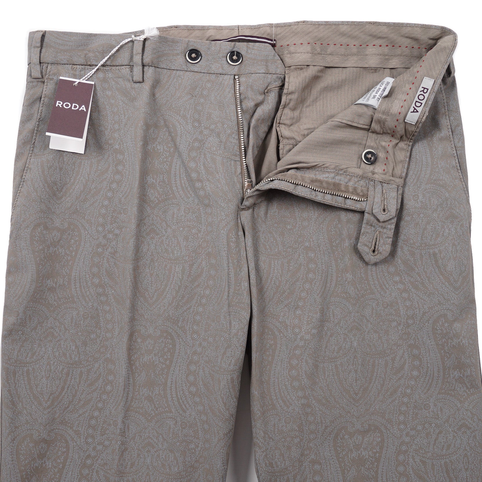 Stylish Roda Paisley Print Cotton Pants for Women - Comfortable & Breathable Lounge Pants - Perfect for Yoga, Travel, and Home Relaxation