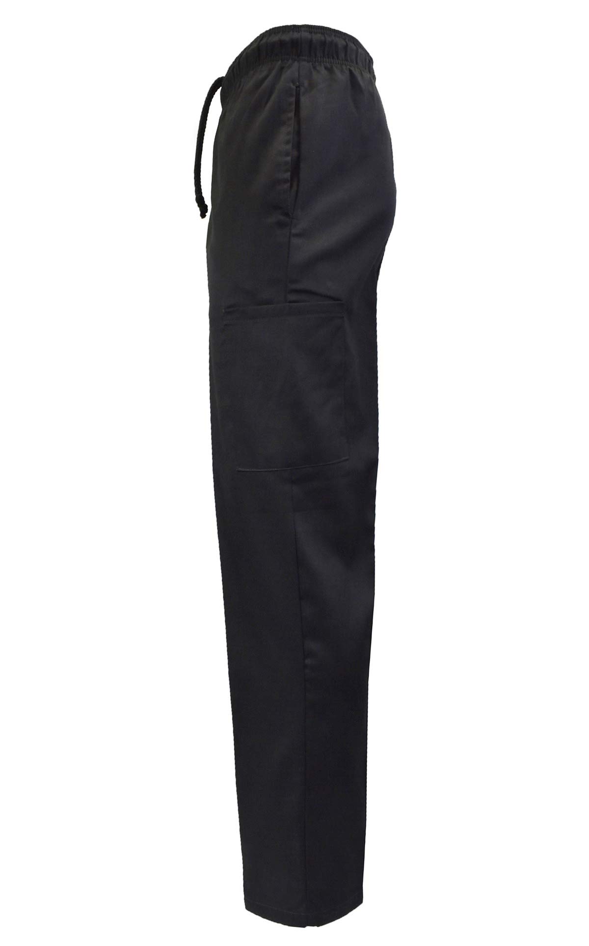 Premium 6-Pocket Black Chef Pants - Breathable & Durable Natural Uniforms for Professional Kitchens (Multi-Pack Options) - Ideal for Chefs, Cooks & Culinary Students in Restaurants & Cooking Schools