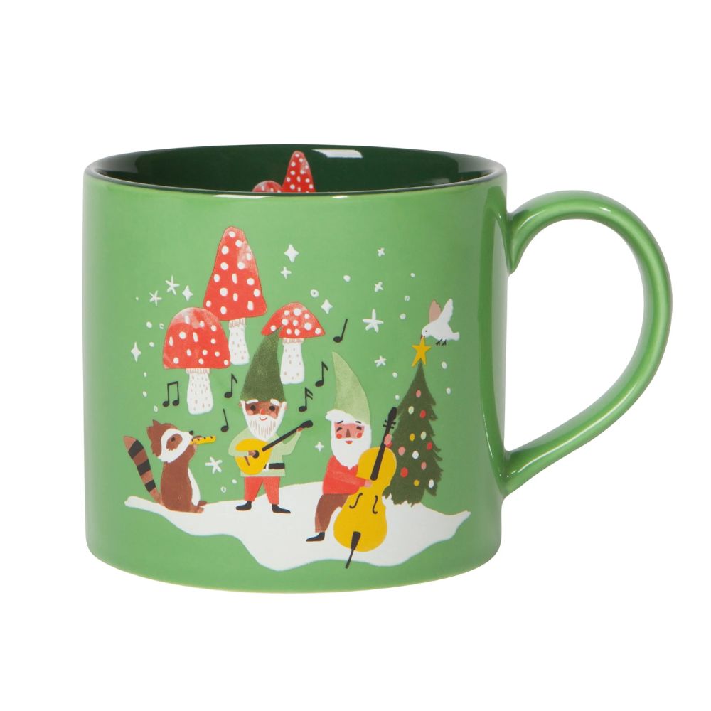 Jubilee Gnome Holiday Mug in a Box - Festive Christmas Coffee Cup for Gifts, Home Decor & Cozy Winter Mornings