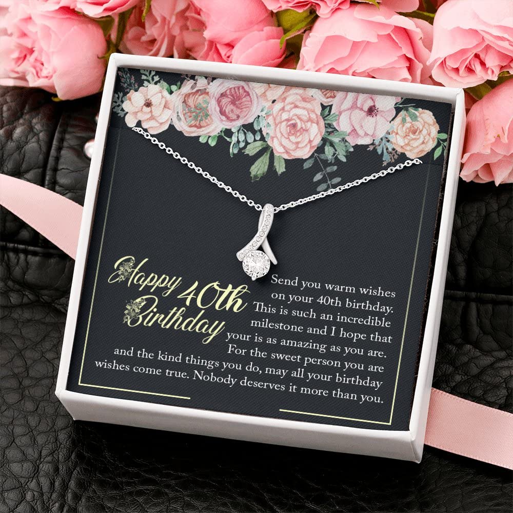40th Birthday Gifts for Women - Elegant Jewelry & Thoughtful Present Ideas for Daughter, Wife, Mom | Perfect for Birthday Celebrations, Anniversary & Special Occasions