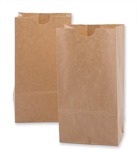 Eco-Friendly 6 lb Recycled Kraft Paper Lunch Bags - Pack of 500 Brown Sandwich & Party Bags | Bulk Disposable Food Containers for School, Picnics & Catering