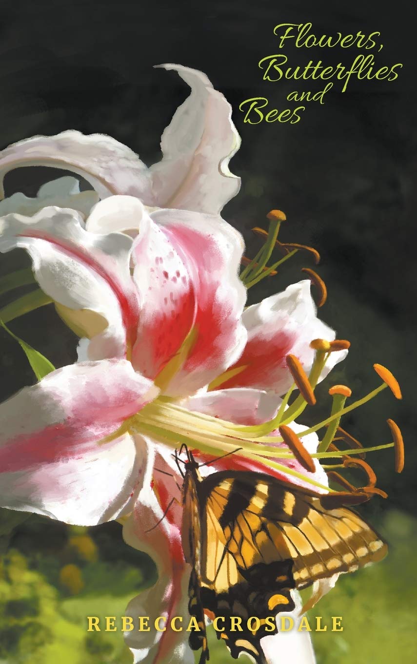 Beautiful Flowers, Butterflies and Bees Wall Art - Nature Inspired Home Decor for Living Room, Bedroom & Office