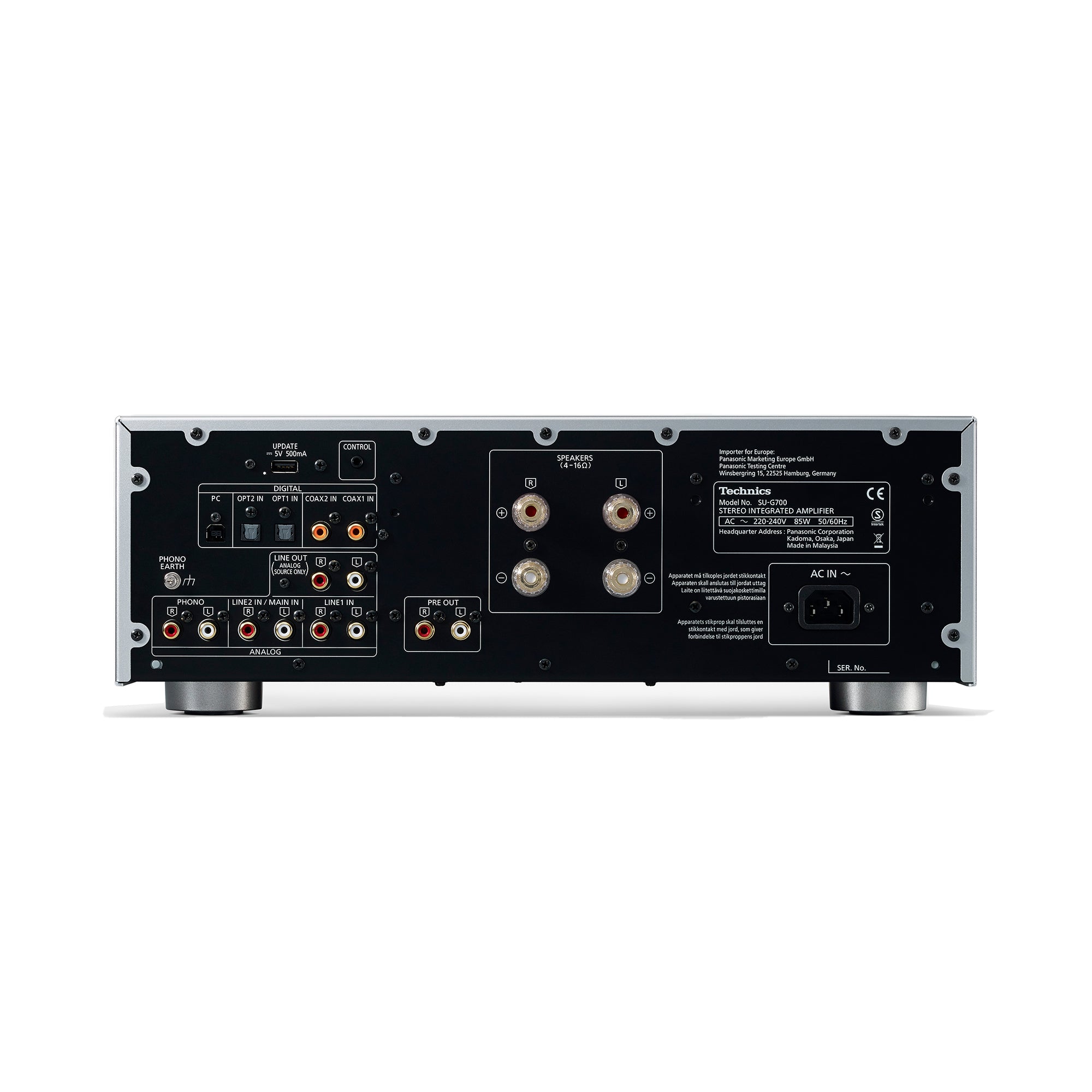 Technics SU-G700M2 Hi-Fi Stereo Integrated Amplifier - Premium Audio for Home Theater & Music Listening