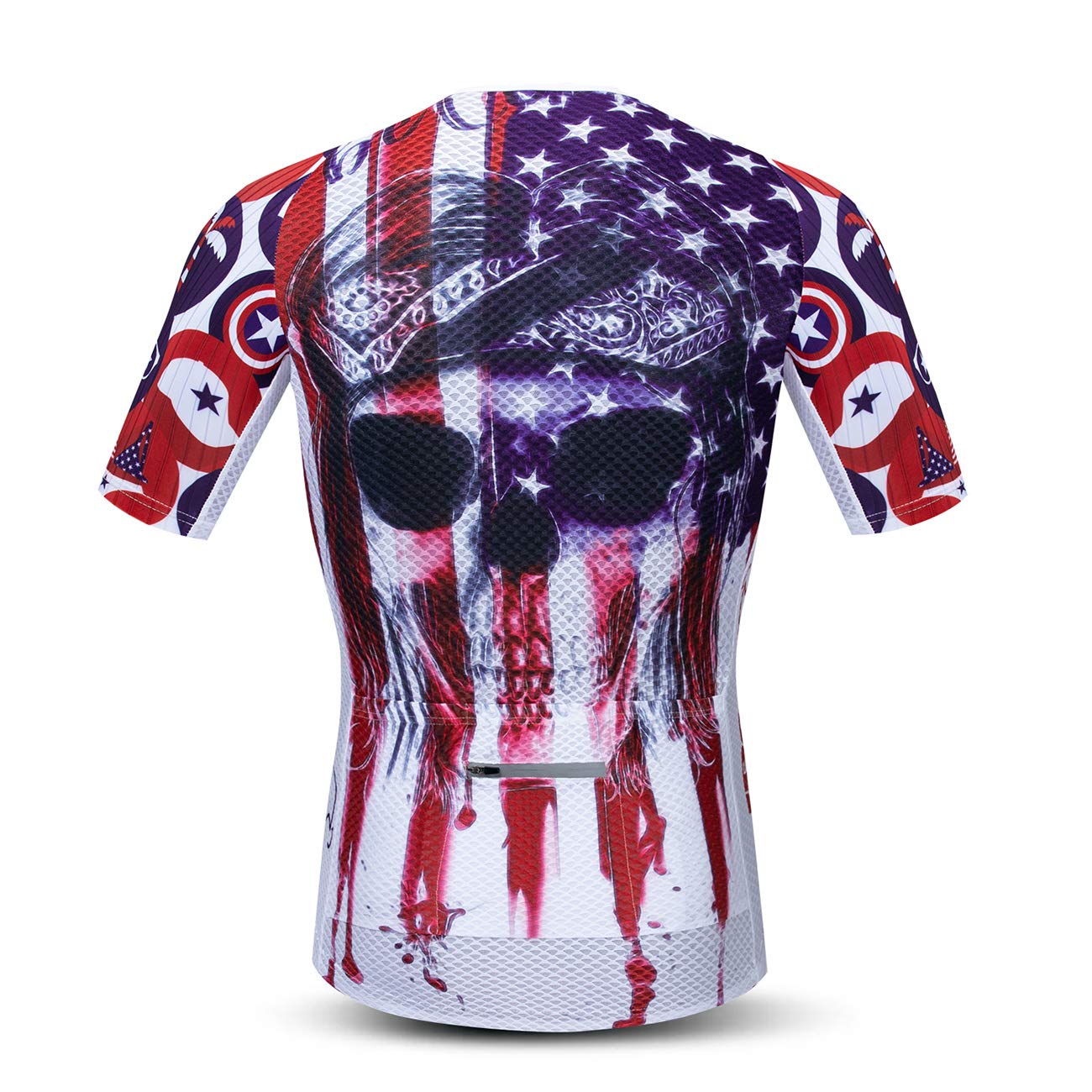 Men's Quick Dry Cycling Jersey - Summer Short Sleeve MTB Bike Shirt for Mountain & Road Racing | Moisture Wicking & Breathable Bicycle Clothing for Training & Outdoor Sports