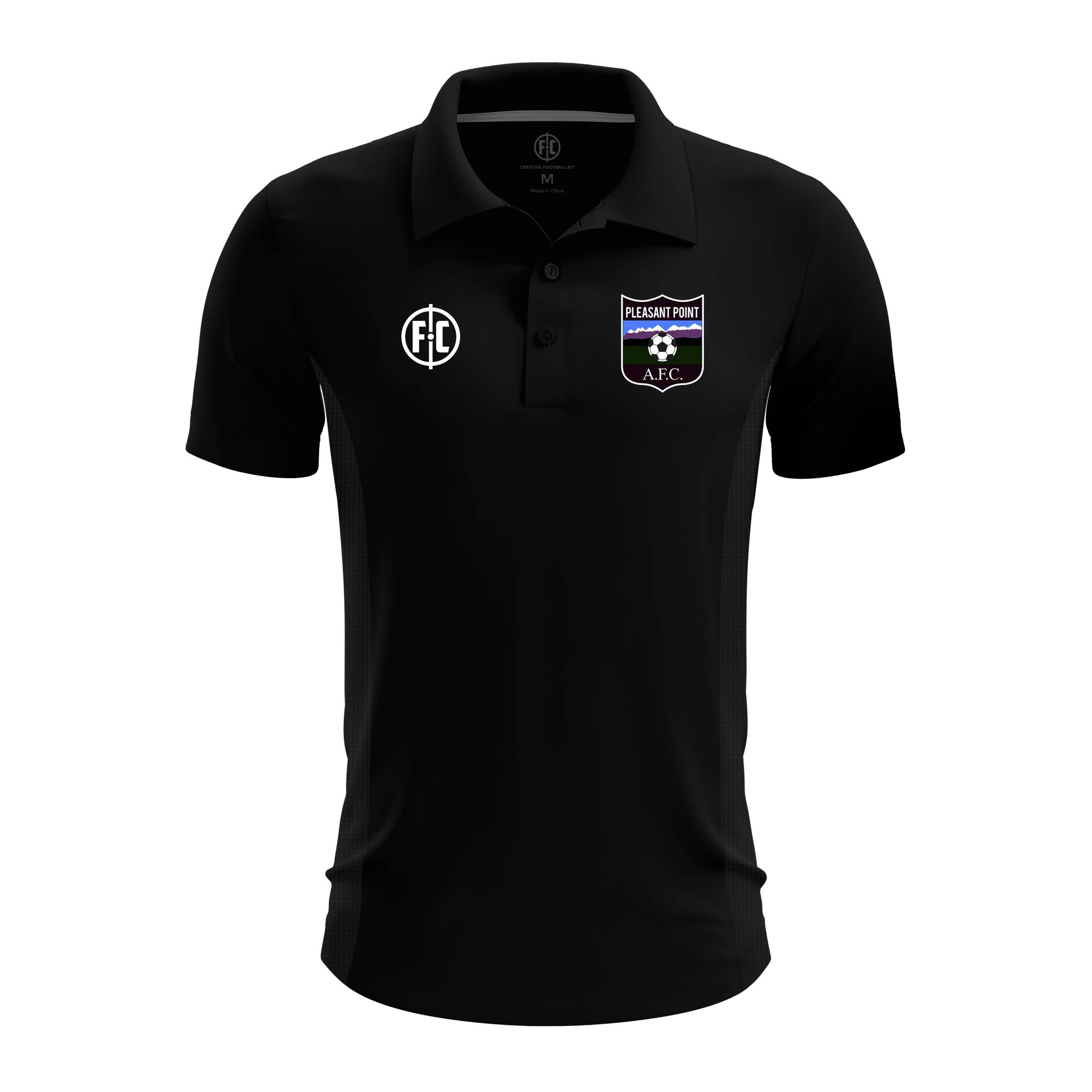 Pleasant Point AFC Club Polo Shirt - Men's Breathable Cotton Sports Jersey for Soccer Fans & Team Wear - Perfect for Matches, Training, and Casual Outings