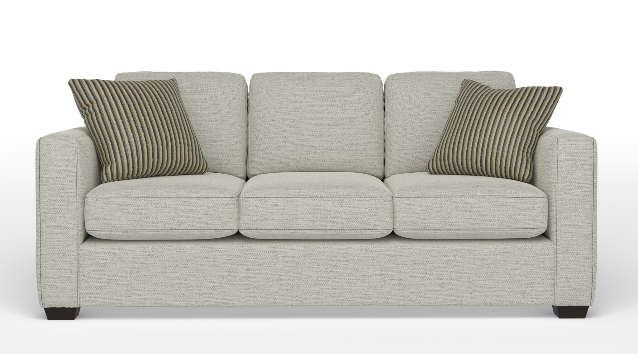 Caleb Sofa Patina Light Grey - Modern Comfortable Living Room Furniture for Small Spaces & Apartments