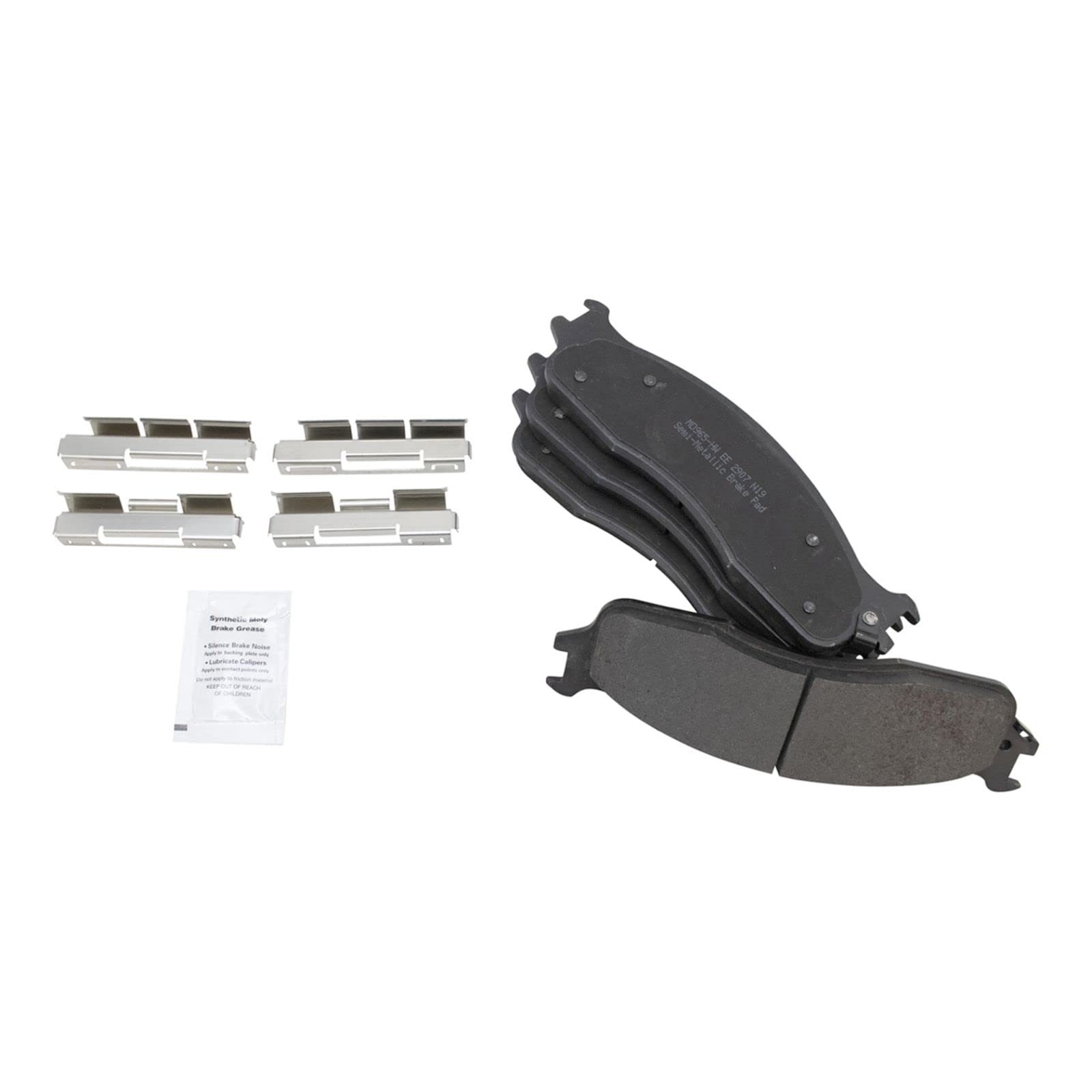 High-Performance Front & Rear Brake Pad & Rotor Kit - Semi-Metallic Brake Pads with Rotors - Compatible with 2006-2008 Dodge Ram 1500, 2003-2008 Ram 2500/3500 - Perfect for Daily Driving, Towing & Off-Road Use