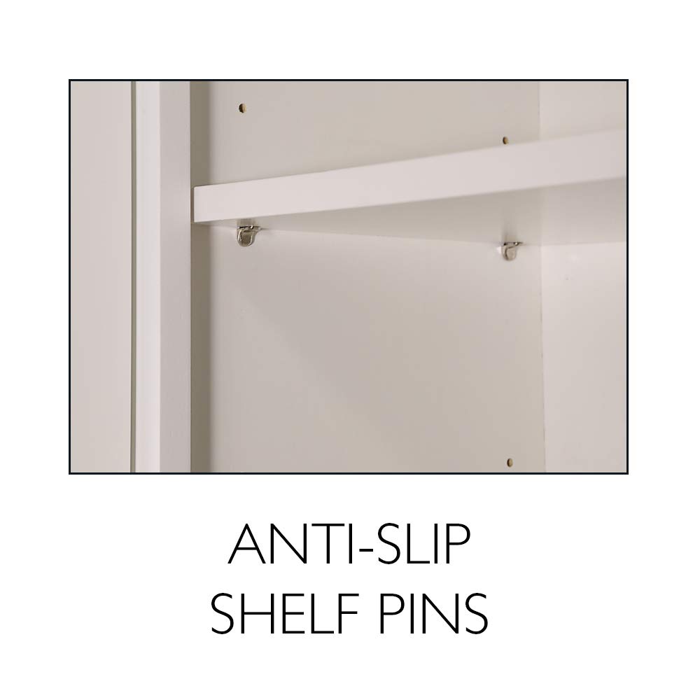 36-Inch Espresso Shaker Wall Cabinet for Kitchen Storage