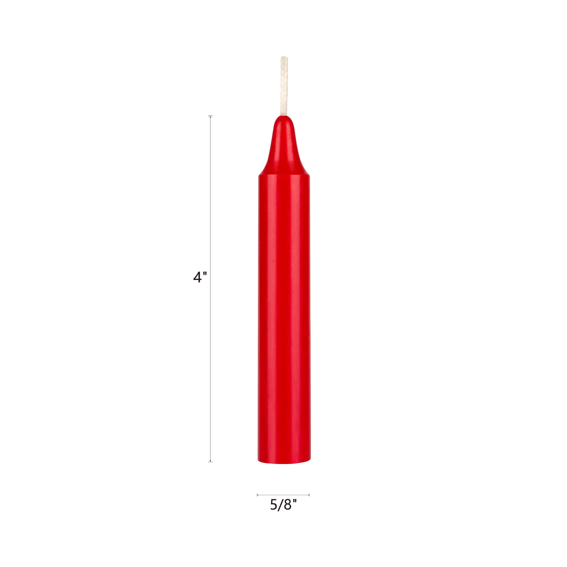10 Red Taper Candles 4