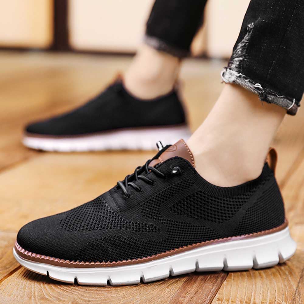 Breeze Shoes for Men - Lightweight Breathable Walking & Running Sneakers - Perfect for Urban Commuting, Gym Workouts and Casual Wear