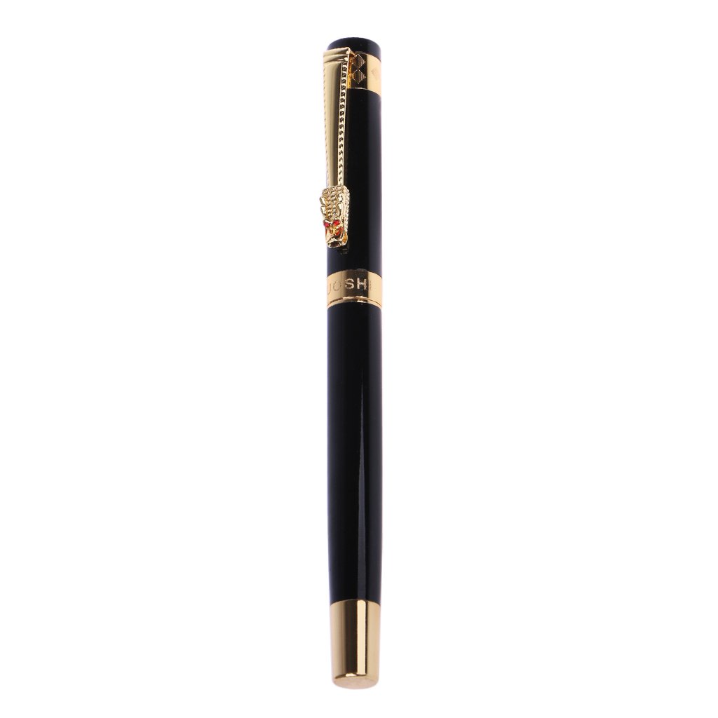 TINGLI 0.5mm Premium Metal Rollerball Pen - Smooth Writing Fine Point Ballpoint Pen for Office, Business & School Use - Perfect for Note Taking, Journaling & Professional Documents