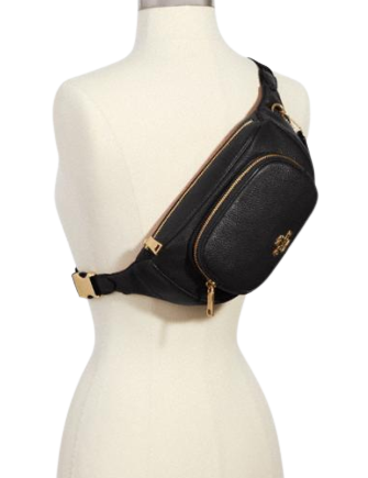 Coach Court Belt Bag Crossbody - Stylish Leather Waist Bag for Women | Perfect for Travel, Shopping & Everyday Use