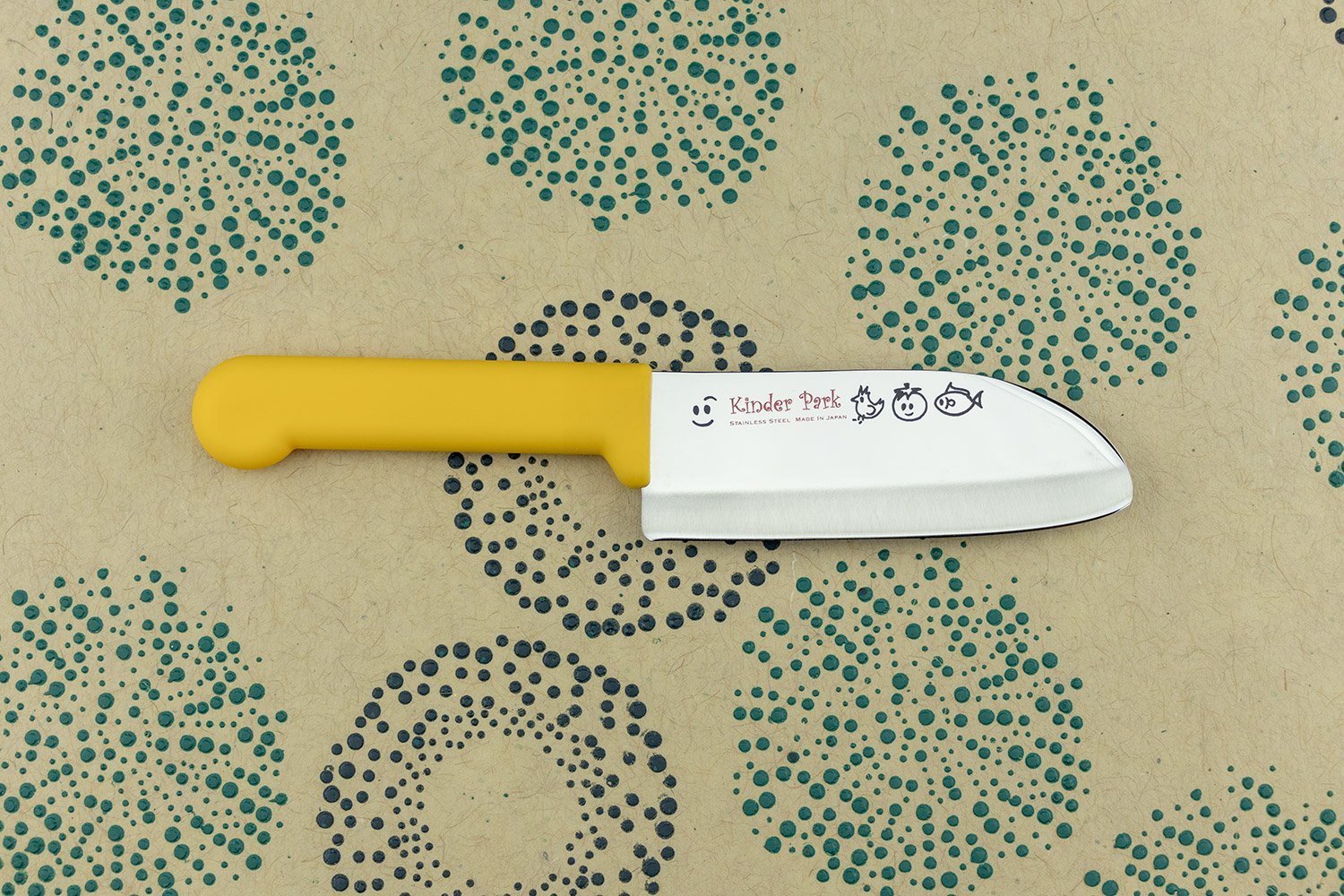 TOJIRO Japanese Santoku Knife for Kids - High-Quality Stainless Steel Blade, Ergonomic Handle - Perfect for Children's Cooking Classes, Safe Food Prep & Small Hands