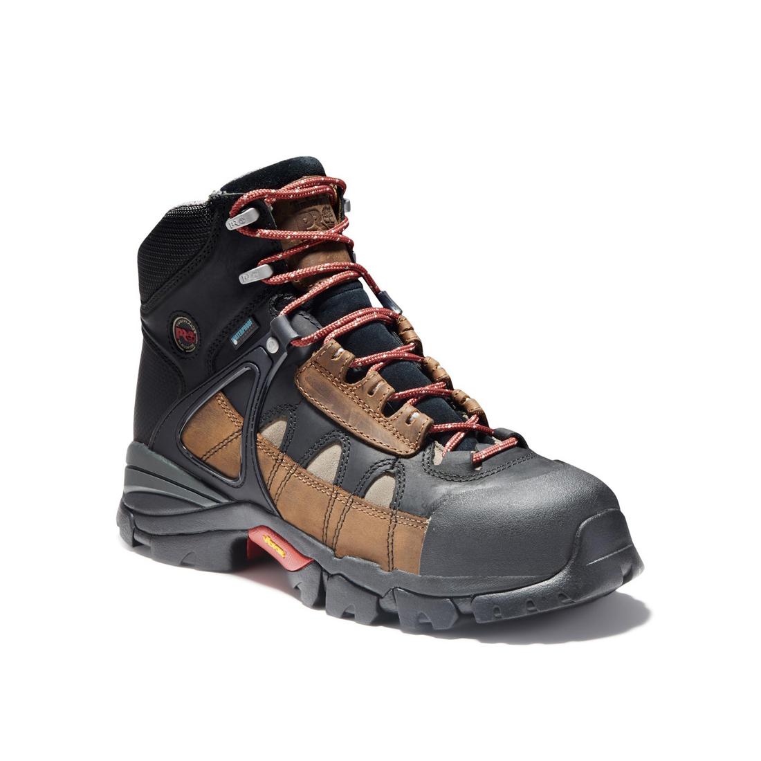 Hyperion 6 Inch Alloy Toe Waterproof Work Boot Brown