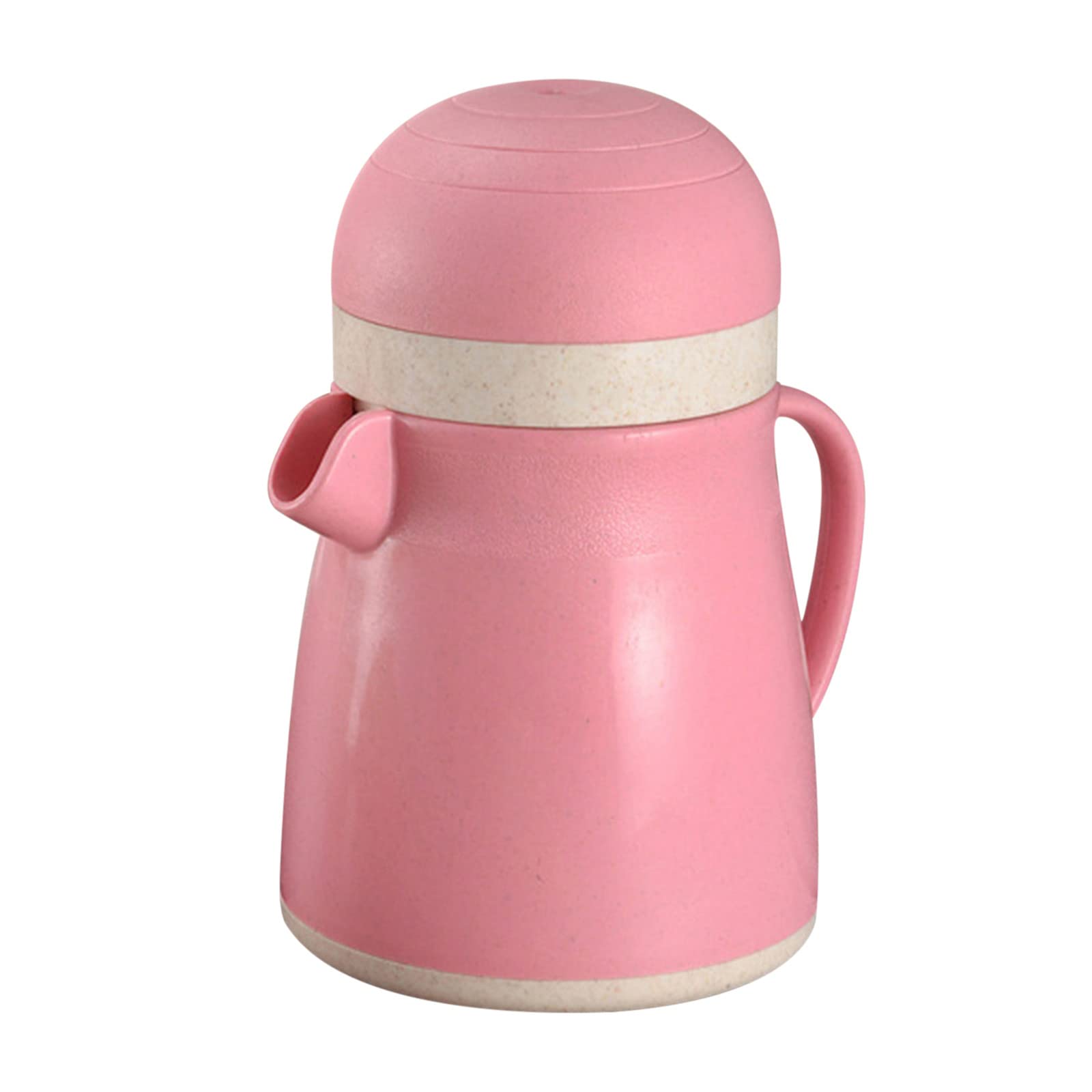 Portable Manual Juicer - Mini Handheld Fruit Blender for Smoothies, Baby Food & Juicing Watermelon, Orange, Apple - Easy to Use & Clean, Perfect for Kitchen, Camping, Travel (Pink)
