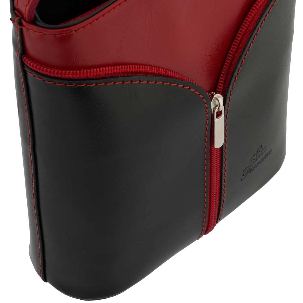 Genuine Italian Leather Crossbody Shoulder Bag for Women - Stylish Handbag Purse with Adjustable Strap - Perfect for Work, Travel & Everyday Use