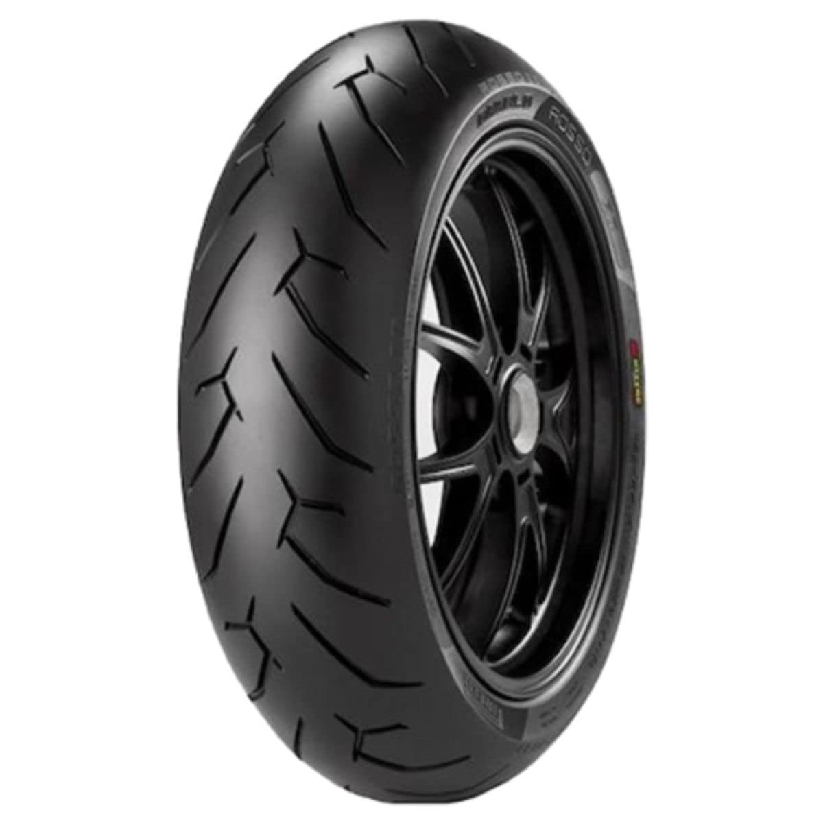 Pirelli Diablo Rosso 2 Rear Motorcycle Tire 200/50ZR-17 (75W) - High Performance Sport Bike Tire for Street & Track Racing - Perfect for Yamaha, Honda, Kawasaki & Suzuki Sport Bikes