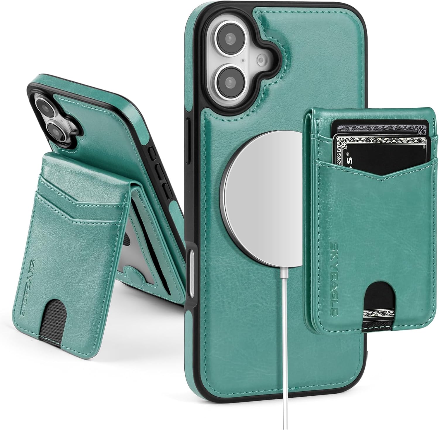Shockproof iPhone 16E Case with Rotating Ring Kickstand & Slide Camera Cover - Includes 2 Screen Protectors | Military Grade Protection for iPhone SE4 2025 (Brown) | Perfect for Outdoor Activities, Travel & Daily Use